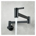 thumbnail image 4 of Modern Tap Cold Water Folding Arm Kitchen Faucet Bathroom Sink Pot Filler Splash Proof Brass Basin Wall Mount Double Switch, 4 of 6