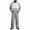 Mens Two Piece Sets - White, variant on Mens Sweatsuits 2 Piece Set Lightweight Tracksuit Long Sleeve Drawstring Hooded Sweatshirt and Wide Leg Sweatpant Breathable Lightweight Sport Wear