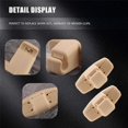 thumbnail image 5 of 2X Beige Sun Visor Clip Holder Bracket 51168243575 For Bmw E46 3 Series 325 M3, 5 of 5