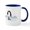 White/Navy Inside, variant on CafePress - Penguins Mugs - 11 oz Ceramic Mug - Novelty Coffee Tea Cup