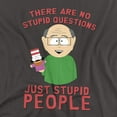 thumbnail image 2 of South Park No Stupid Questions Unisex Adult T-Shirt, Charcoal, Medium, 2 of 6