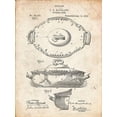 thumbnail image 2 of Borders, Cole 15x18 Black Ornate Wood Framed with Double Matting Museum Art Print Titled - PP657-Vintage Parchment Haviland Covered Serving Dish Canvas Art, 2 of 4