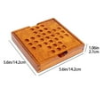 Wooden Classical Independent Diamond Chess Children's Puzzle Single