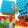 Gummy Bear Mold Silicone, Fruit Snack Molds, Gummies Trays Molds with