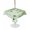SpringGreen LightGreen, variant on Outdoor Tablecloth with Umbrella Hole for Patio/Picnic/Party/Camping, Spring Plants Waterproof Table Cloth Square Cover Washable, Watercolor Leaves Birds Flowers Gray Plaid (54"x 54")