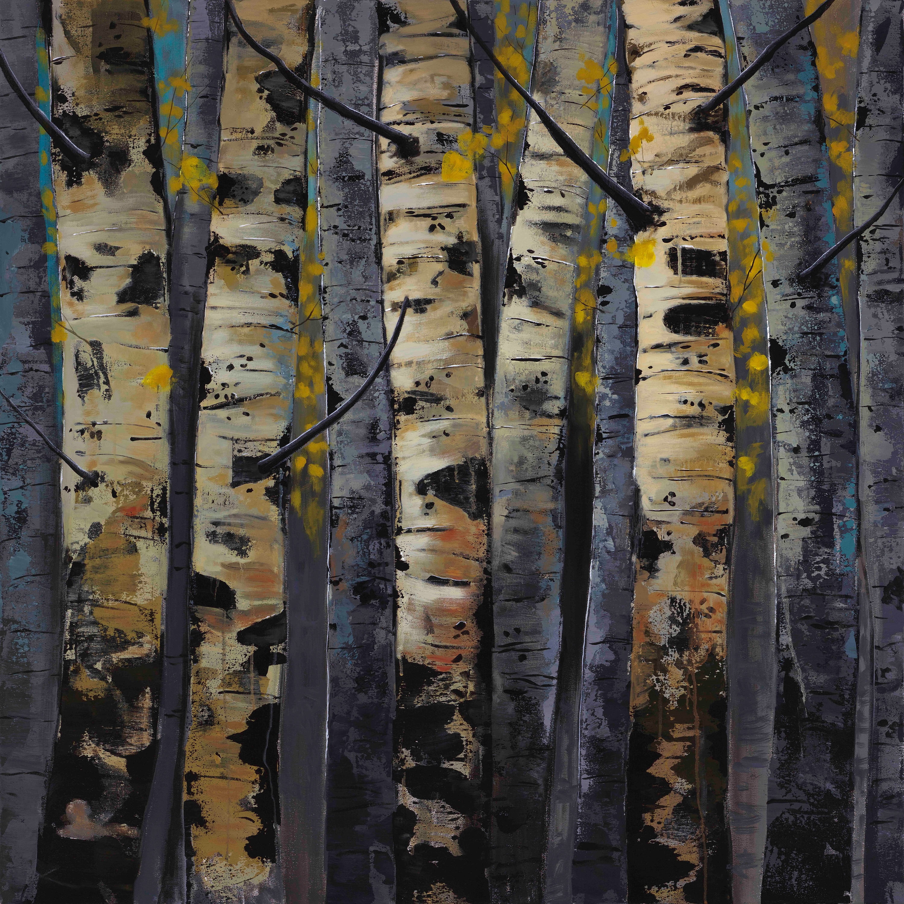 "Gold Infusion I" Painting Print on Wrapped Canvas