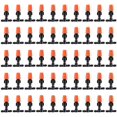 thumbnail image 1 of 50pcs Micro Spray Goteadores de riego de flujo ajustable, 1/4 pulgadasAspersor ajustable de jardín Riego por goteo Mister Heads con 3 Tee Kit de goteo de nebulización de riego, 1 of 5