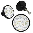 thumbnail image 2 of 4 Pcs Fox Knobs for Kitchen Cabinet Cupboard Dresser Bookcase Drawer Pulls Handles Round Home Decor, 2 of 5