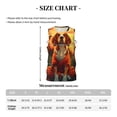 thumbnail image 4 of Pofeuu Sunset Meditating Dog Print Basketball Jersey, Shirts for Men Youth Basketball Jersey Crew Neck-4X-Large, 4 of 6