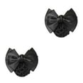 thumbnail image 3 of Destyer Cloth Elegant And Professional Bowknot Hair Clip Hairnets For Stylish Looks Bow Work Hair Clips Two Bows-black 2Set, 3 of 6