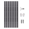 thumbnail image 1 of VEVOR Metal Landscape Edging 8Packs 72in Rust-Resistant Bendable for Yard Garden, 1 of 9