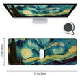 thumbnail image 2 of nygtbtfer Mouse Pads for Computers Ergonomic Nonslip Van Gogh Wrist Support-Lightweight Rest Mousepad for Office,Gaming,Computer, Laptop & Mac,,at Home Or Work (), 2 of 6