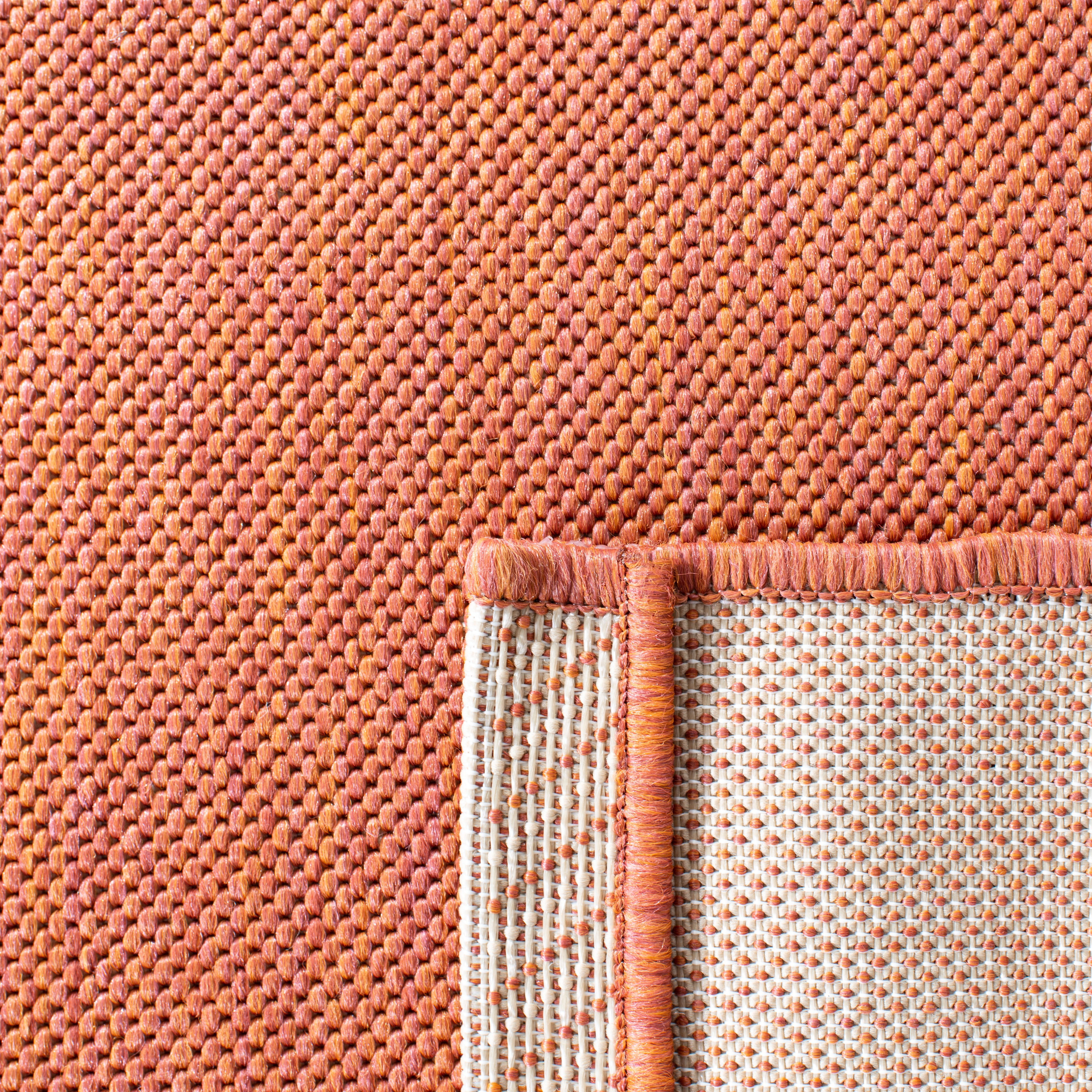 Safavieh Courtyard Elwyn Geometric Indoor/Outdoor Area Rug, Beige/Terracotta, 5'3" x 7'7"