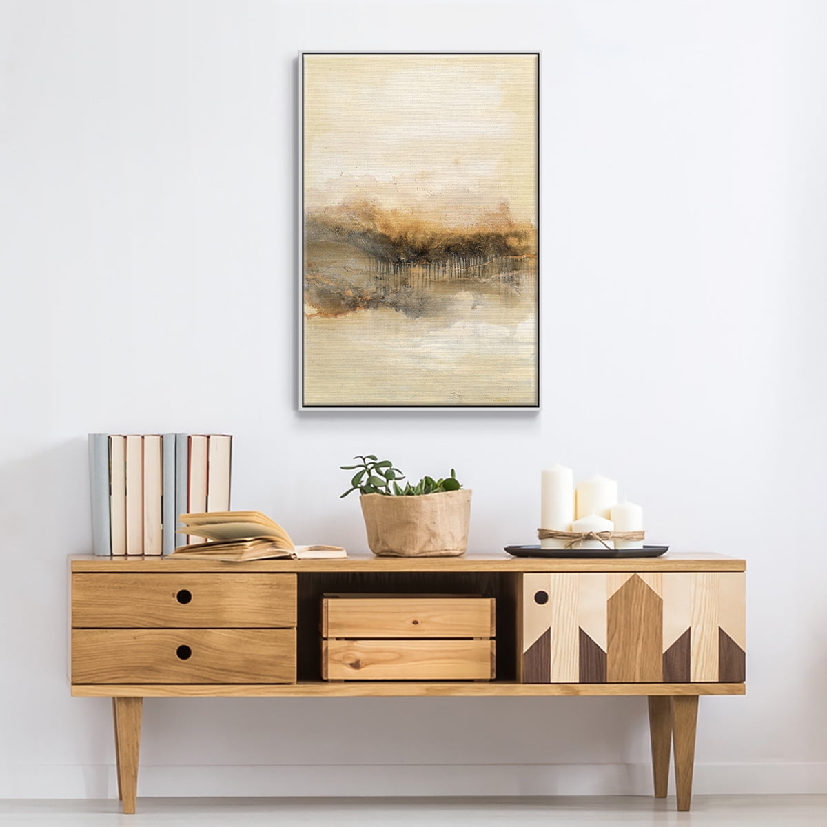 Keeping Secrets I Framed Premium Gallery Wrapped Canvas - Ready to Hang - 25 x 37 - White Floating Frame