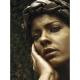 thumbnail image 2 of Ross, Nancy ,  Steve 25x32 Gold Ornate Wood Framed with Double Matting Museum Art Print Titled - England, London Gold-painted face of female mime, 2 of 4