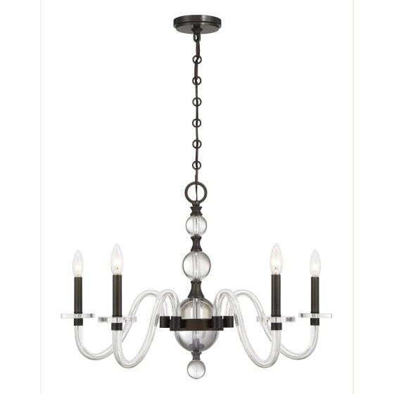 Savoy House - 1-4277-5-15 - Aragon 5-Light Chandelier in Mediterranean Bronze