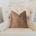 thumbnail image 3 of Plutus Brands Plutus Crossroad Orange and Ivory Handmade Decorative Throw Pillow double sided 24" x 24" Large, 3 of 4