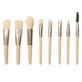 thumbnail image 2 of Kiplyki Makeup Brush Set Full Set Of 8 Mini Brushes With Wooden Handle Soft Bristles, 2 of 2