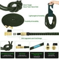thumbnail image 3 of 150 ft Expandable Garden Hose -  3750D Fabric, 4-Layer Latex Core, Solid Brass Connectors Expanding Water Hose - 10 Spray Nozzles & Convenient Storage Bag Included, 3 of 6