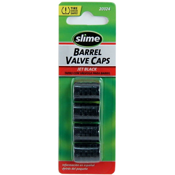 Slime Barrel Valve Stem Cap Replacements Black 20324 Walmart Com Walmart Com
