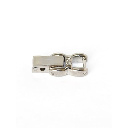 Silver Color Fold Over Clasp Womens Watch Bracelet Extender Link Silver Color Fold Over Clasp Womens Watch Bracelet Extender Link