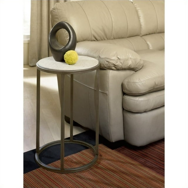 Hammary Table Ronde de Base Moderne en Bronze Texturé