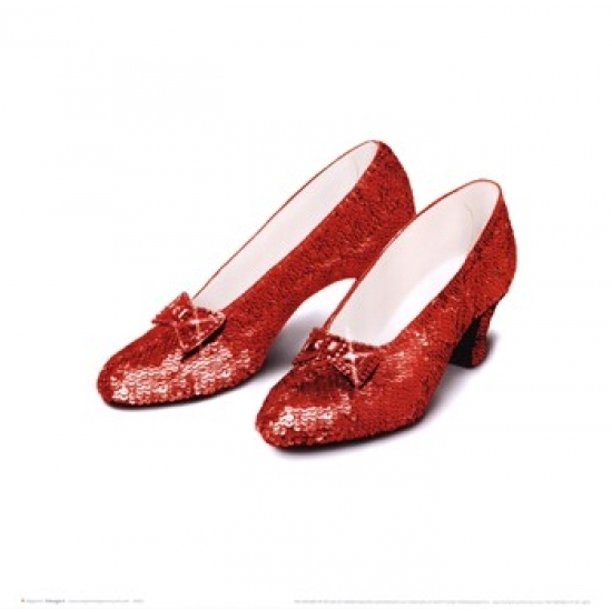 Wizard of Oz Ruby Slippers Poster Print (16 x 16)
