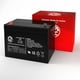 thumbnail image 2 of Pride Mobility Quantum 6000 12V 75Ah Wheelchair Battery - This Is an AJC Brand Replacement, 2 of 6