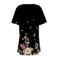 thumbnail image 4 of Summer Cardigan Women Casual Printed Short Sleeve Cardigans Drape Open Front Lightweight Summer High Low Hem Tops Plus Size Cardigan for Women on Clearance, 4 of 4