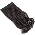 thumbnail image 4 of SEGO 3/4 Full Head Curly Wave Clips in Hair Extensions Synthetic Hairpieces for Women One Piece 5 Clips, 4 of 8
