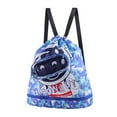 thumbnail image 3 of Mochila con cordón para gimnasio Salvador natación húmeda Azul, 3 of 10