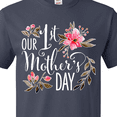 thumbnail image 4 of Inktastic Our First Mother's Day- Pink Flowers T-Shirt, 4 of 5