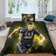 thumbnail image 5 of Cristiano Ronaldo Duvet Cover, D Football Bedding Set Microfiber Duvet Covers with Zipper and Pillowcases Respira Duvet Set 135*200 CM, 5 of 5