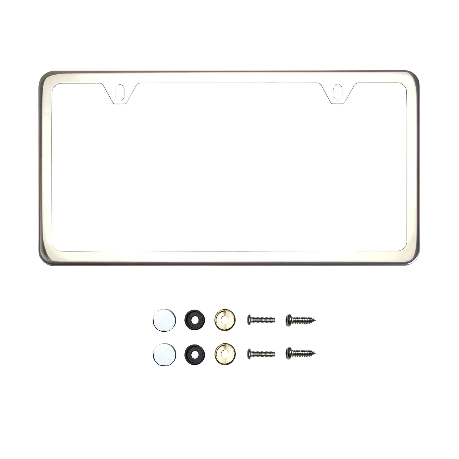 Tucson Stainless Steel Chrome License Plate Frame Holder
