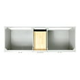 thumbnail image 6 of Ariel Hamlet 60 In. Double Sink Base Cabinet In Grey, 6 of 11