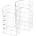 thumbnail image 1 of 12 cajas de almacenamiento de acrílico con tapa, 3,9 x 2,4 x 1,2 pulgadas, rectangulares, vitrinas de plástico transparente., 1 of 5