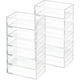 thumbnail image 1 of 12 cajas de almacenamiento de acrílico con tapa, 3,9 x 2,4 x 1,2 pulgadas, rectangulares, vitrinas de plástico transparente., 1 of 5