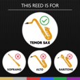 thumbnail image 2 of L&Atilde;&copy;g&Atilde;&uml;re Reeds - Tenor Saxophone Reed, Signature, Strength 2.50 (TSG2.50) - Premium Synthetic Woodwind Reed, 2 of 5