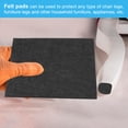 thumbnail image 6 of Uxcell 6x6 Inch Lamp Base Felt, 6Pack 3mm Thickness Square Soft Adhesive Non-slip Backed Felt Black, 6 of 7
