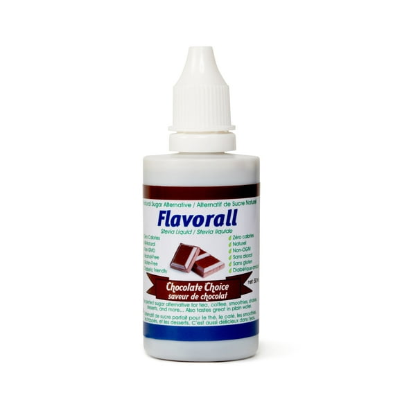 Greeniche Natural | Flavorall Chocolate Choice | 50 ML | Organic and Pure Stevia Sweetener Drops | Perfect Sugar Alternative | No Bitter Aftertaste