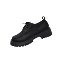 thumbnail image 2 of Hinvhai Women's Platform Chunky Heels Lace Up Pumps Shoes Black 7(39), 2 of 9
