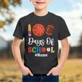 thumbnail image 2 of T Shirts for Boys Back To School Letter Print Crew Neck Short Sleeve Breathable Tee Boys School Uniform Size 3-4 Years, 2 of 4