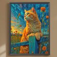 thumbnail image 1 of Pintura de diamante 5D DIY Taladro redondo completo Meadow Kitty Kit Decoración del hogar Hugtrwg Para estrenar, 1 of 9