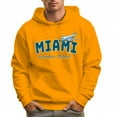 thumbnail image 6 of Men's 100% Cotton Green MIAMI Hoodie 330g Thick Pocket Hood, 6 of 16