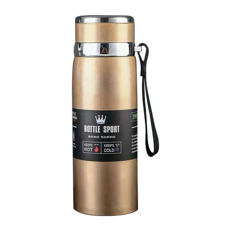 

Christmas Clearance! Feltree Winter Portable Rope Insulation Cup Stainless Steel Outdoor Vehicle Mounted Large Capacity Insulation Cup 1000ml