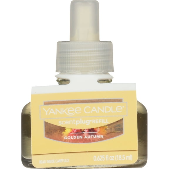 Yankee Candle Scent Plug Refill Golden Autumn Fragrance 0.625 Fl Oz