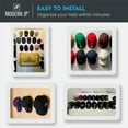 thumbnail image 2 of Hat Heaven on Your Wall!   Patented White Adhesive Hat Hooks - Minimalist Design, No - Drill Strong - Hold Hat Rack, 2 of 8