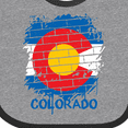 thumbnail image 4 of Inktastic Graffiti Colorado State Flag Boys or Girls Baby Bib, 4 of 4