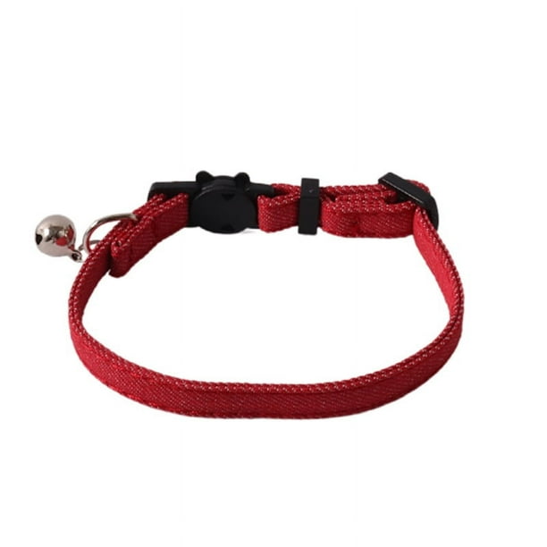 Zhuge Collar para gatos con hebilla ajustable, de seguridad, suave, para perros pequeños o gatos, A20