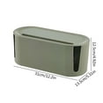 thumbnail image 6 of Cable Management Box,Brown Wire Organizer Box ABS Dustproof Cable Tidy Box Wire Storage Extension Hider, 6 of 9